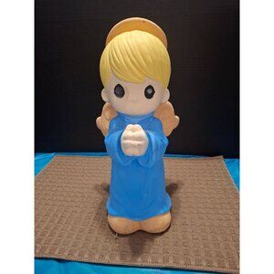 Vintage Precious Moments Ceramic Angel Figurine 13"x6.5"